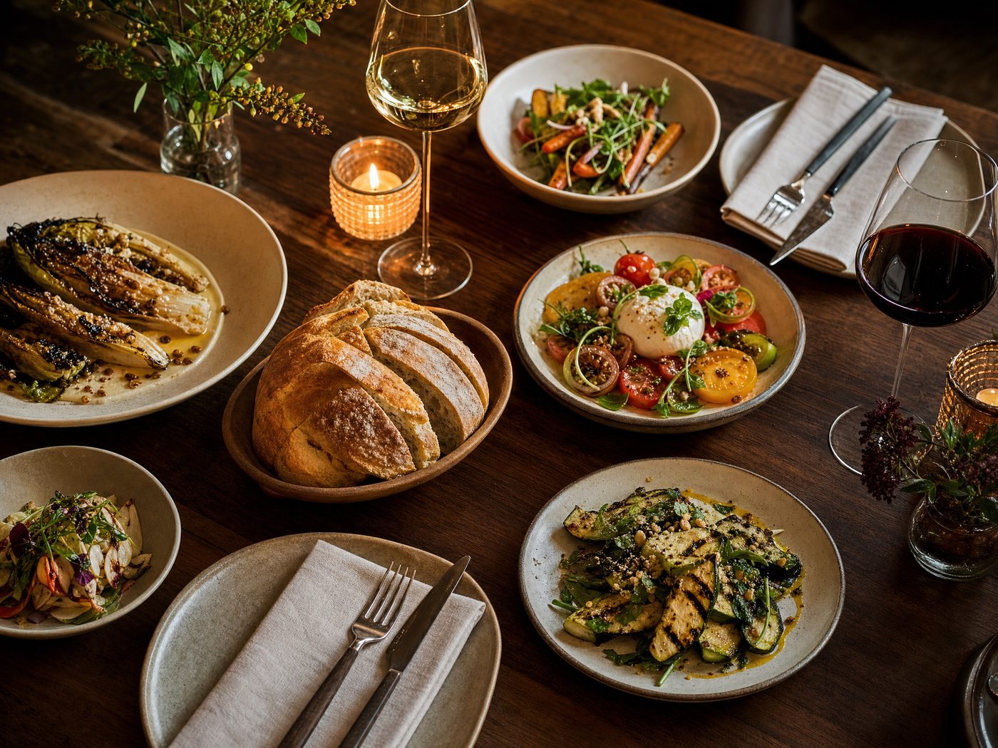 Forge & Hearth restaurant website concept preview