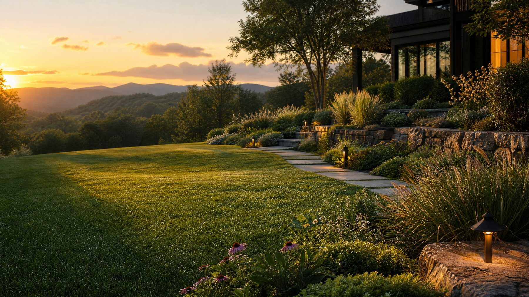 Verdant and Vale landscaping website concept preview